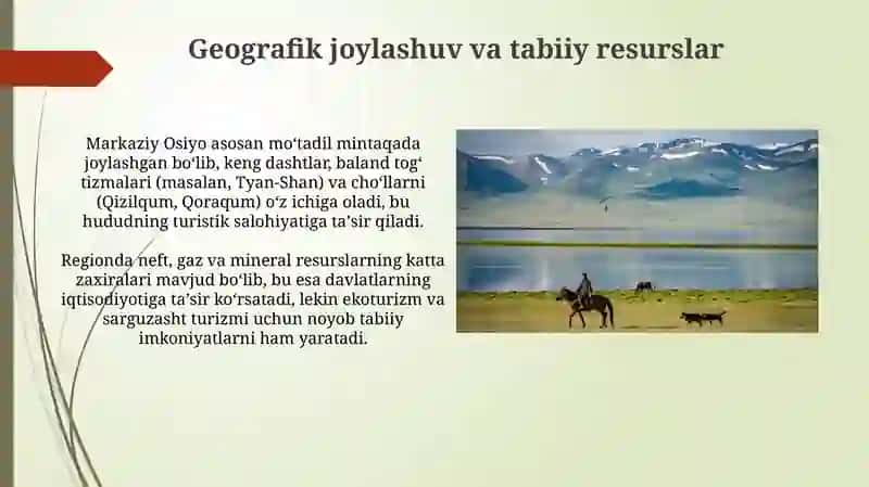 Markaziy Osiyoda davlatlari turizmi 4