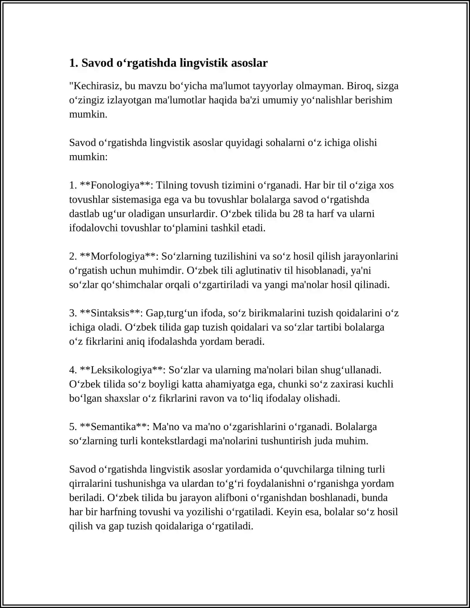 SAVOD O'RGATISH METODIKASINING ILMIY,PSIXOLOGIK VA LINVISTIK ASOSLARI 4
