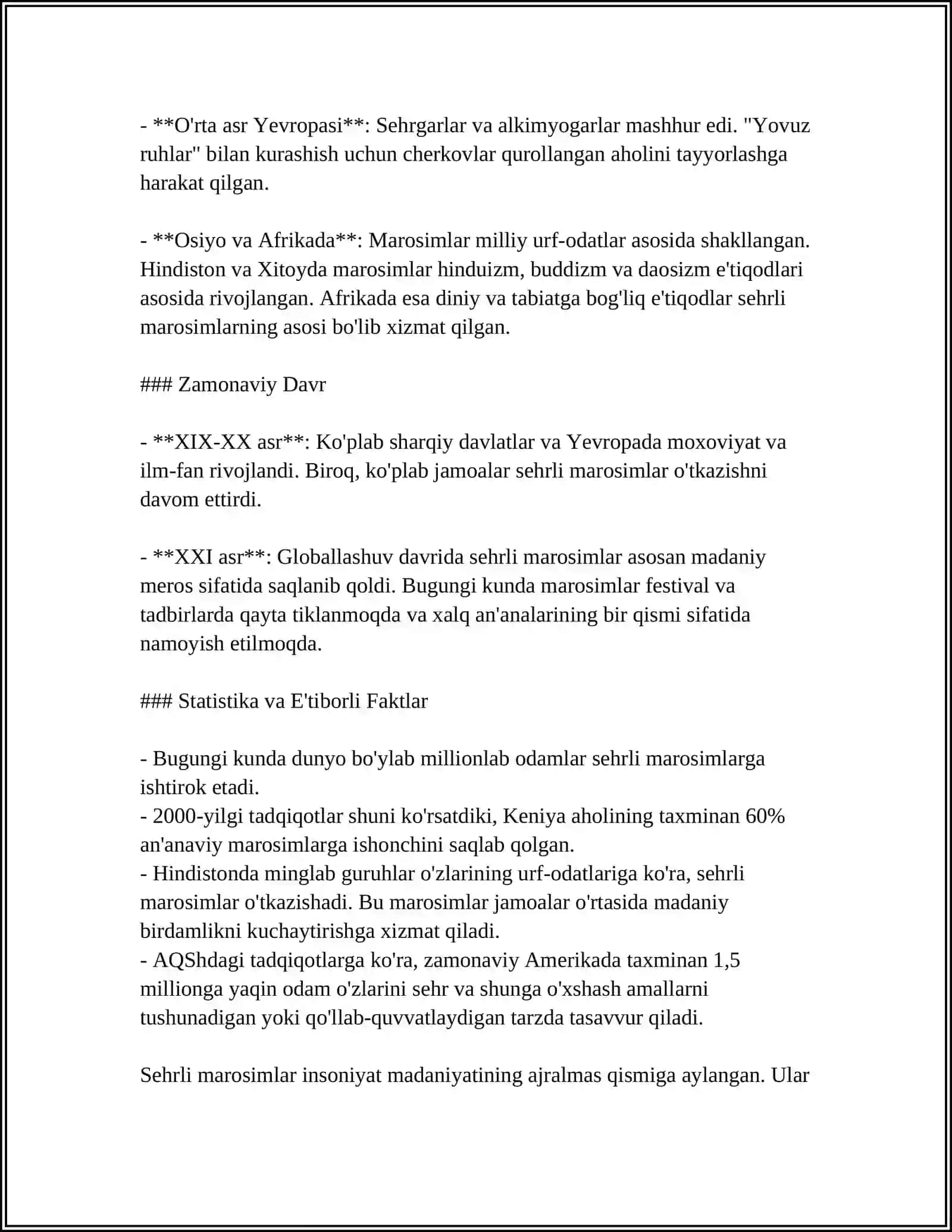 MAGIK MAROSIM HAQIDA MUSTAQIL ISH YOZISH 4