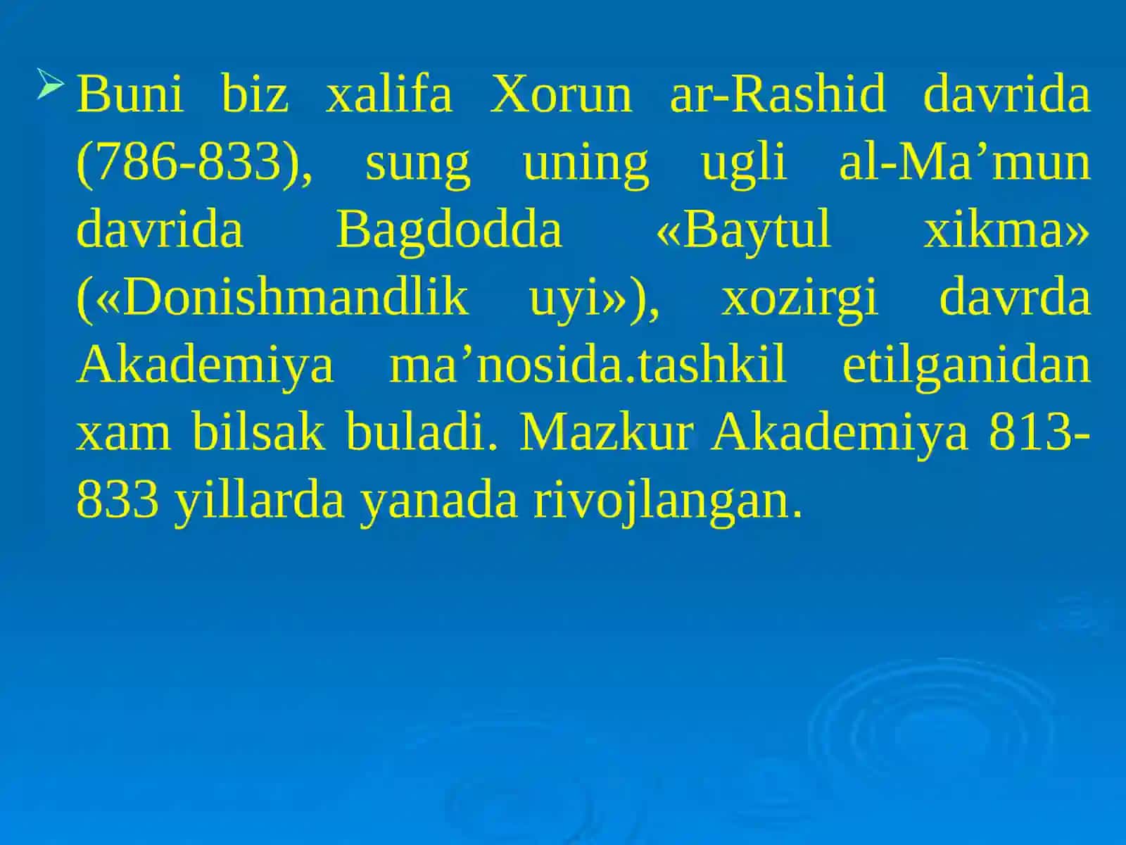 Sharq Uyg’onish davrida ta’lim-tarbiya fikrlari (IX-XII asrlar) 4
