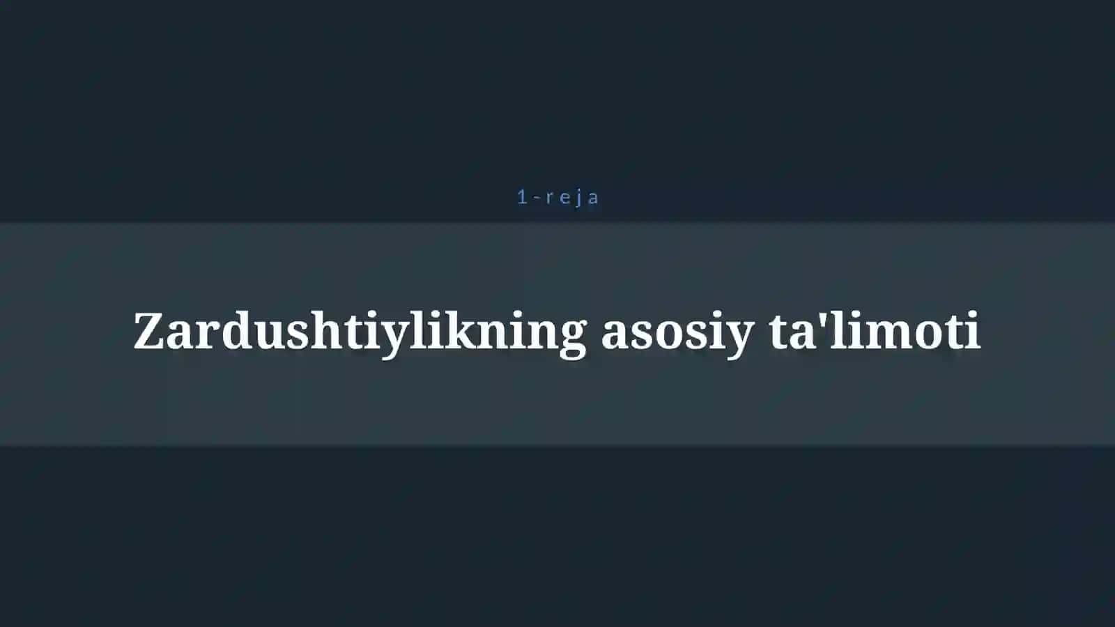 ZARDUSHTIYLIK 3 4