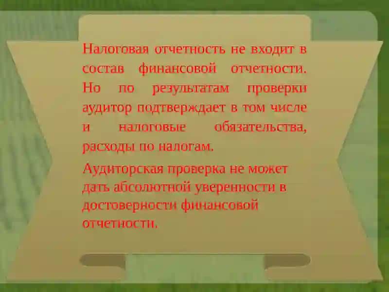 ПОВЕДЕНИЕ АУДИТОРСКОЙ ОРГАНИЗАЦИИ ПРИ ОБНАРУЖЕНИИ НЕТОЧНОСТЕЙ В ФИНАНСОВОЙ ОТЧЕТНОСТИ 4