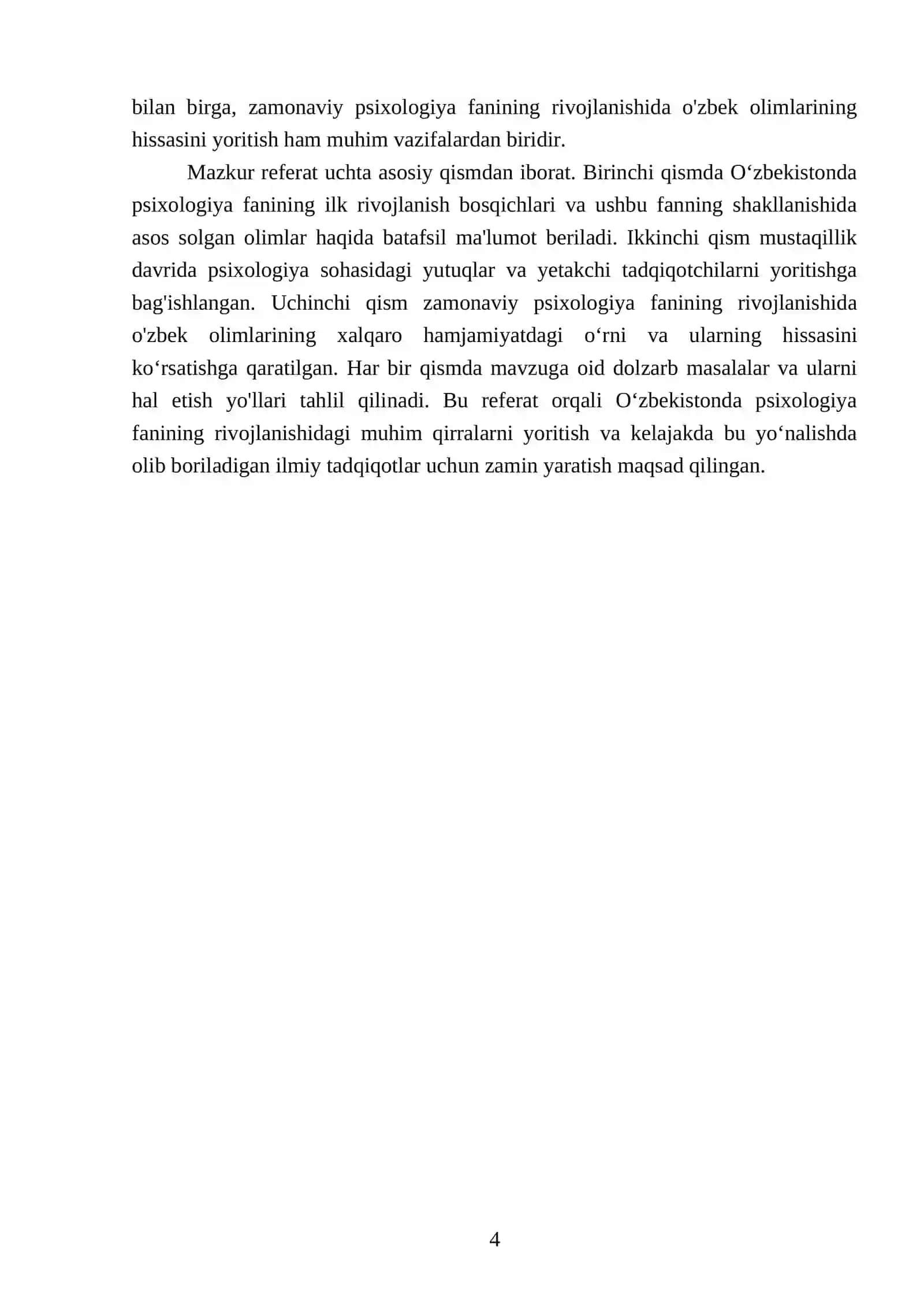 O'zbekistonda psixologiya fanining rivojlanishiga hissa qoʻshgan olimlar 4