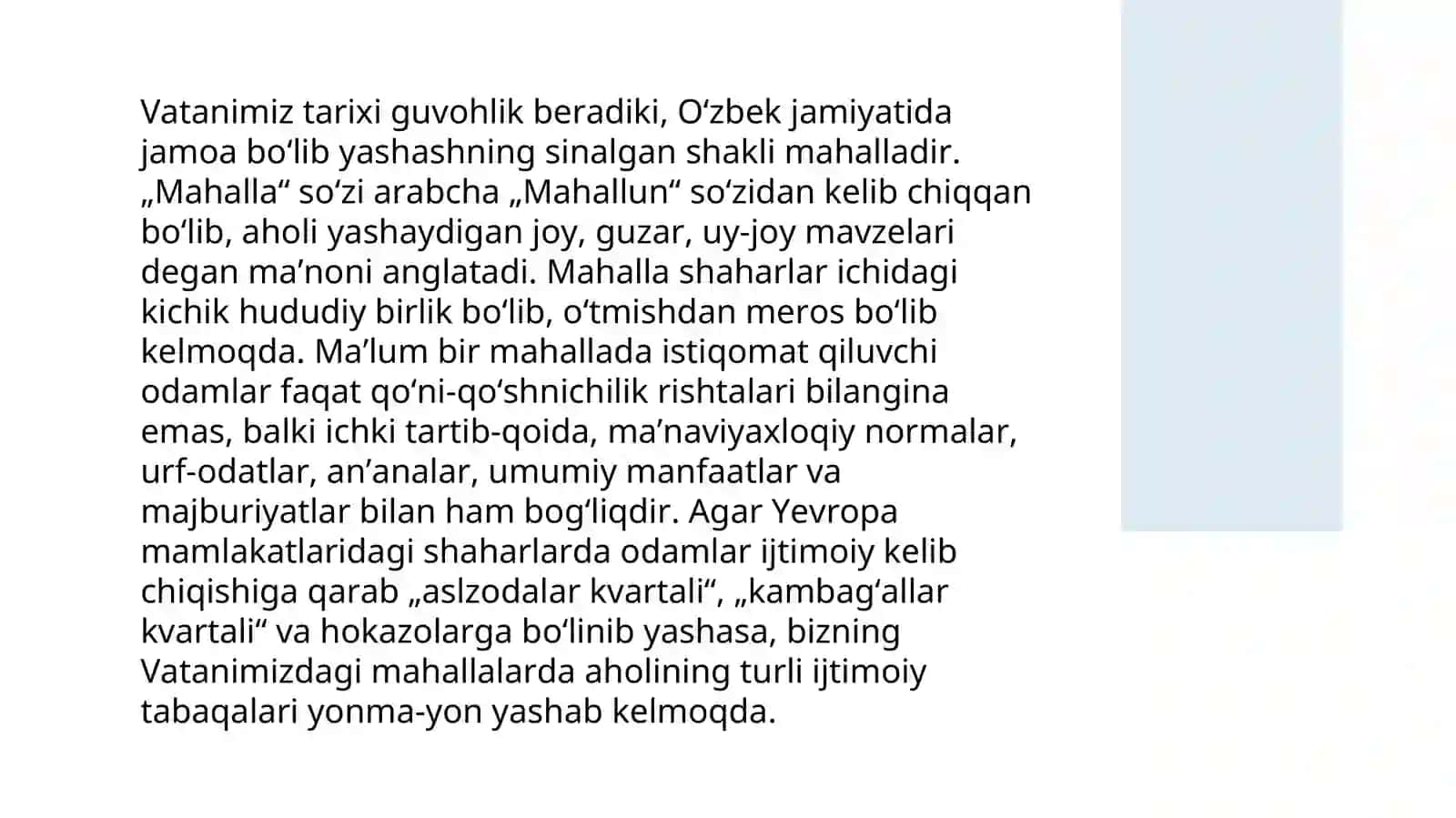 O’zbekistonda Mahalla İnstitutining faoliyati 4