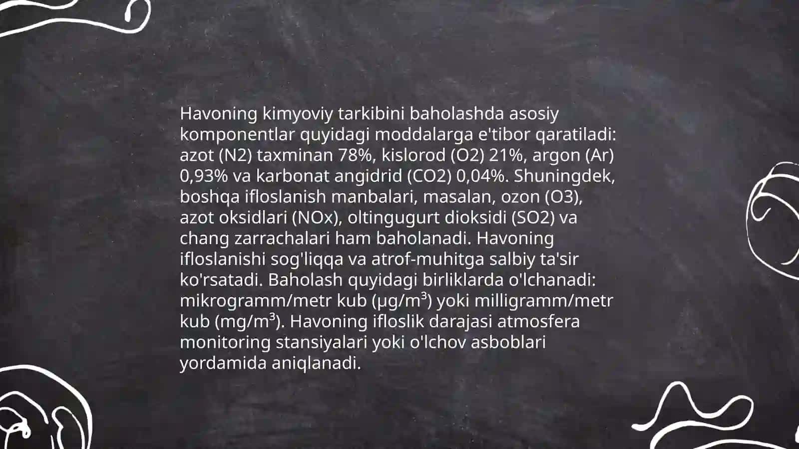 Atmosfera havosi, suv, tuproqning nomuvofiq omillarini gigiyenik reglamentlashga boʻlgan umumiy yondoshishlar 4