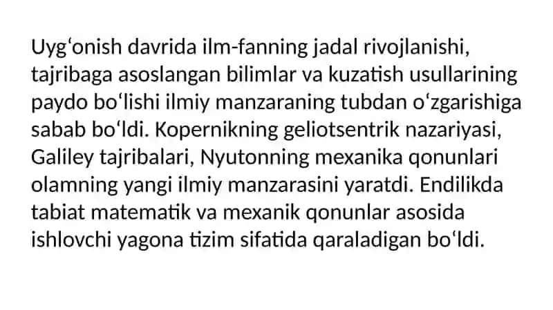 Dunѐning ilmiy manzarasi va evolyutsiyasi” mavzusida esse tayѐrlash. 4