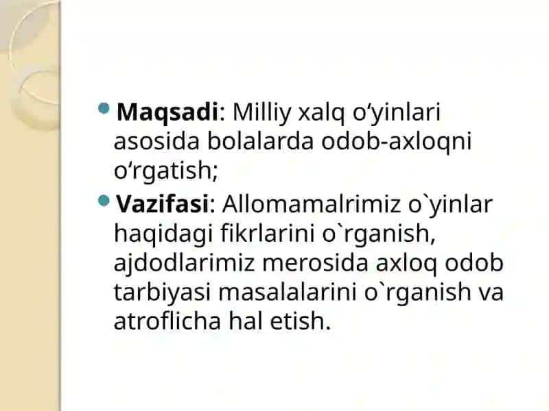 Milliy xalq o‘yinlari asosida bolalarda odob-axloqni o‘rgatish 4