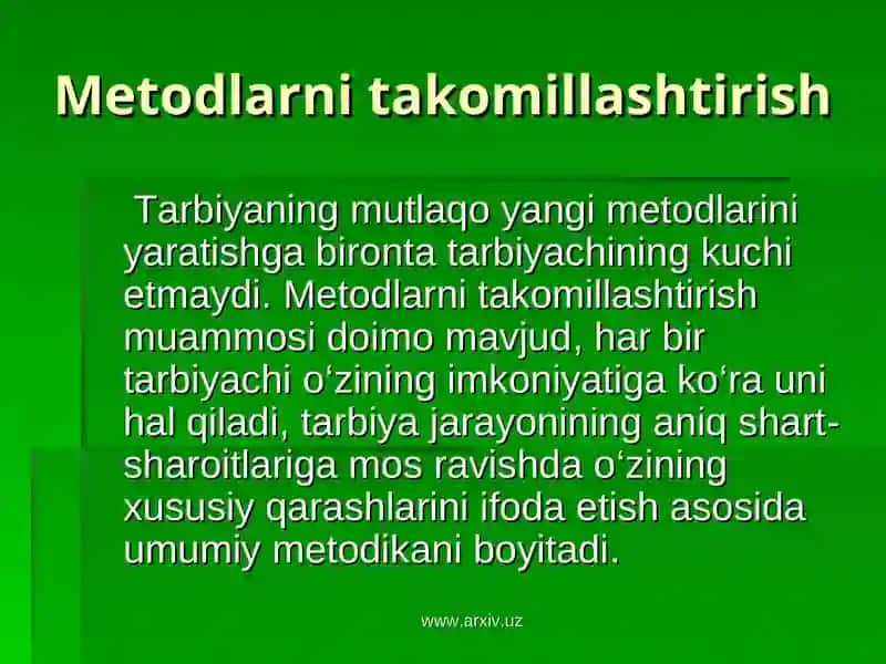 G`oyaviy tarbiya 4