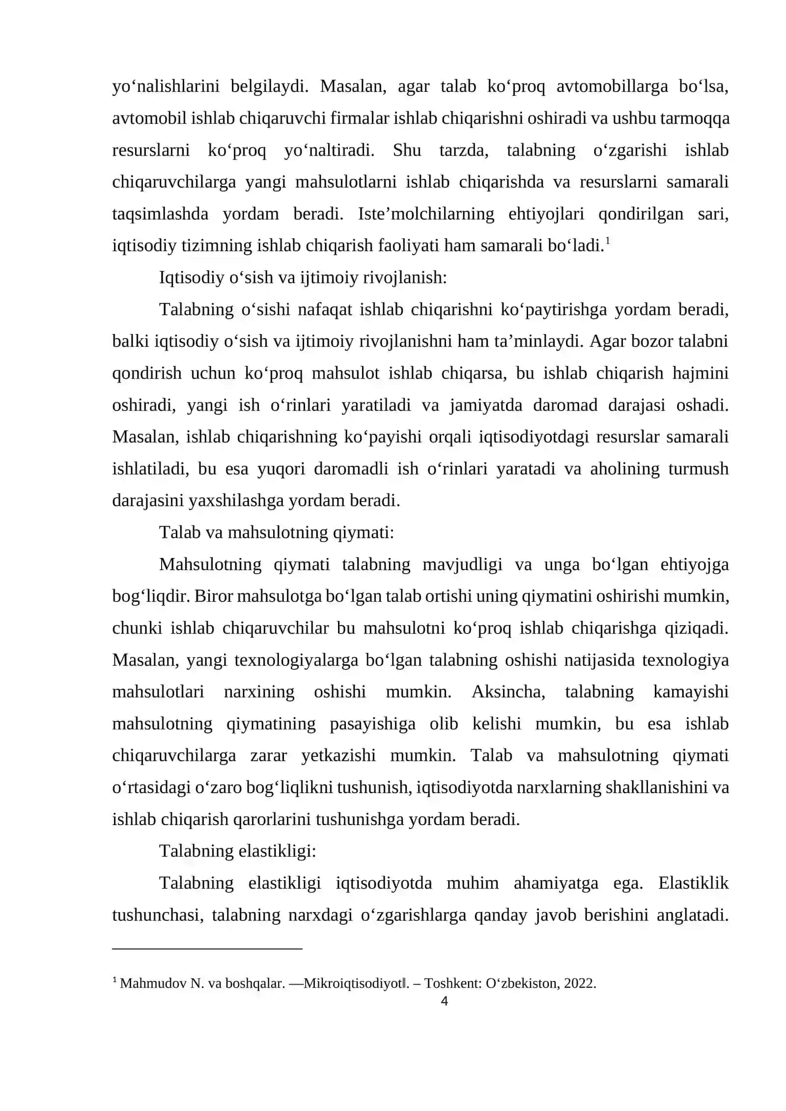 Talab tushunchasi,talab miqdoriga ta'sir qiluvchi omillar 4