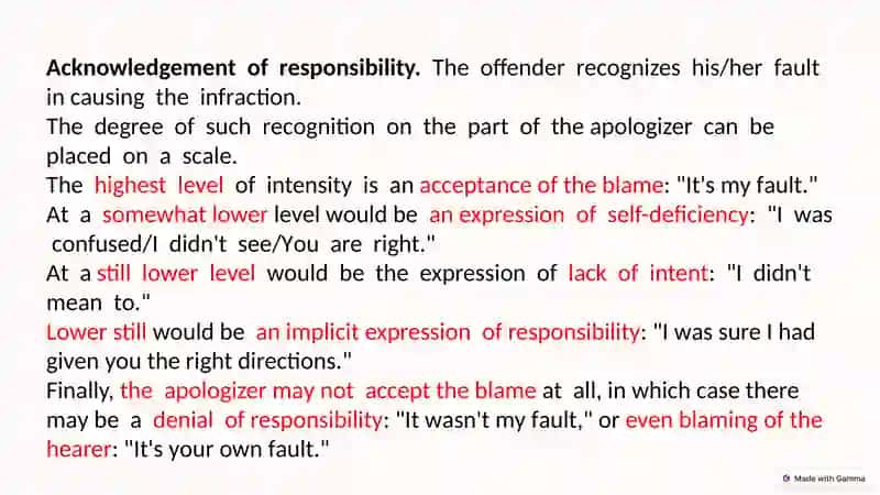 American English Apologies 4