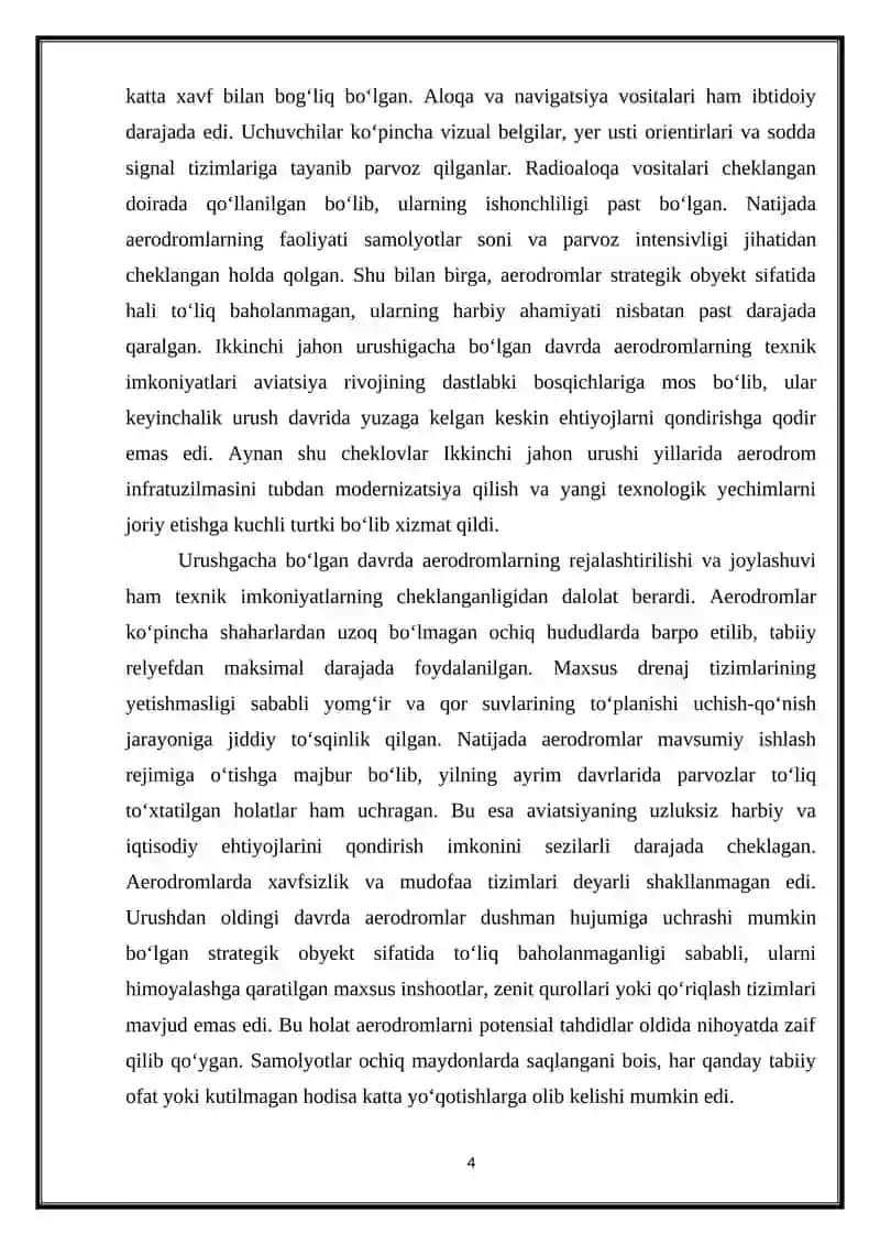 Ikkinchi jahon urushi davrida aerodromlarning texnologik yangiliklari 4