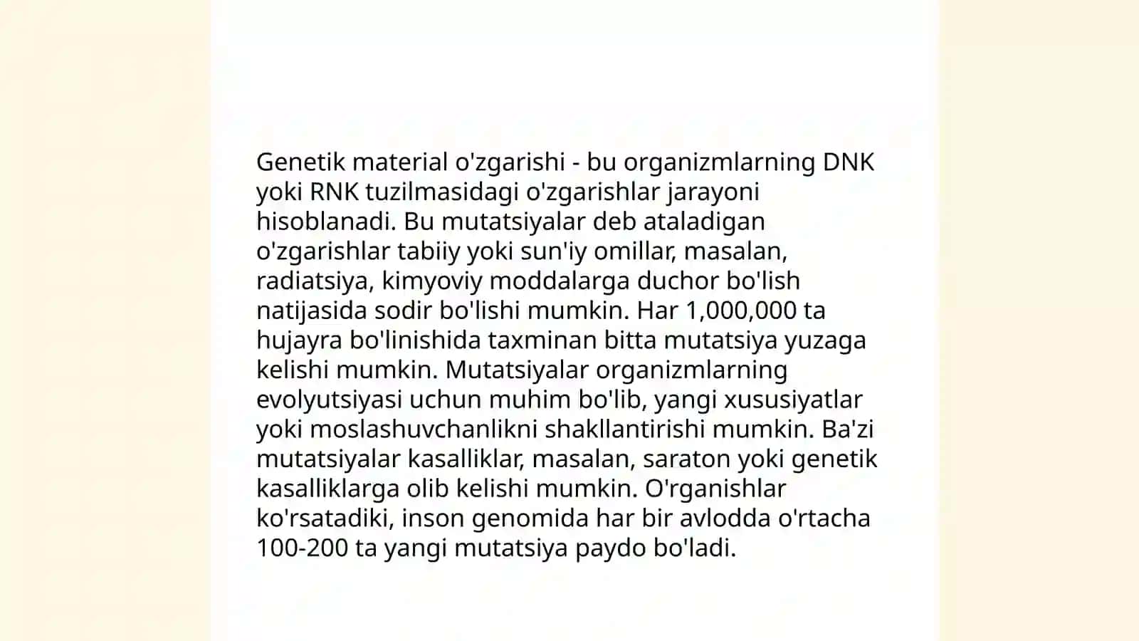 Xromosomal kasalliklar xarakteristikalari 4