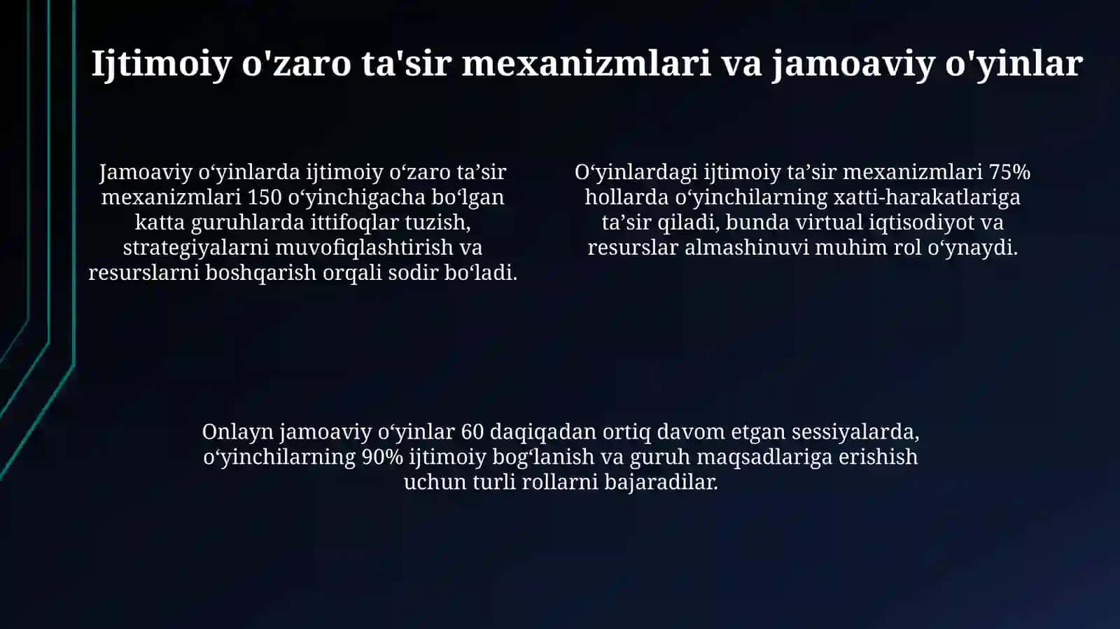 O'yinlar - ijtimoiy faliyat sifatida 4