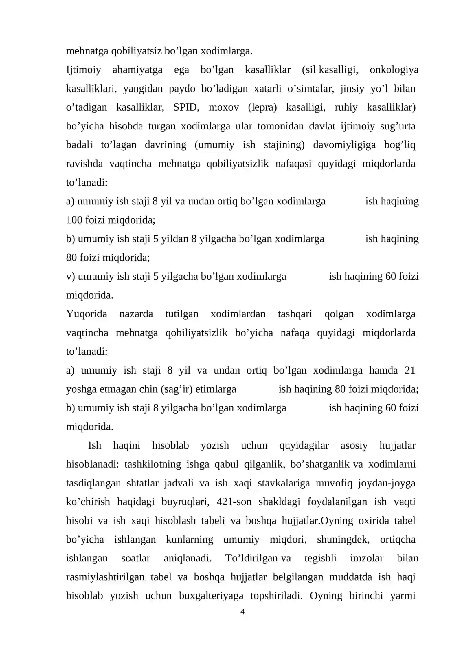 Xodimlar va stipendiya oluvchilar bilan xisoblashuvlar xisobi 4