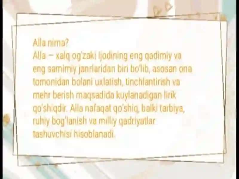 Taqdimot Alla haqida 4