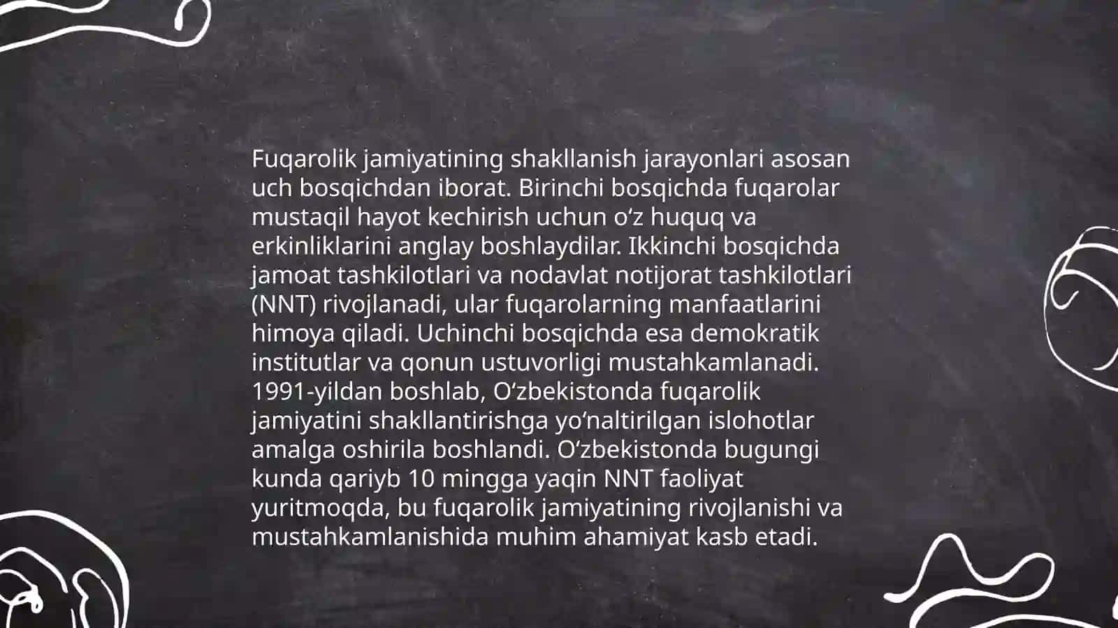 Oʻzbekistonda demokratik fuqarolik jamiyati asoslarining shakllanishi amalga oshirilgan siyosiy islohotlar 4