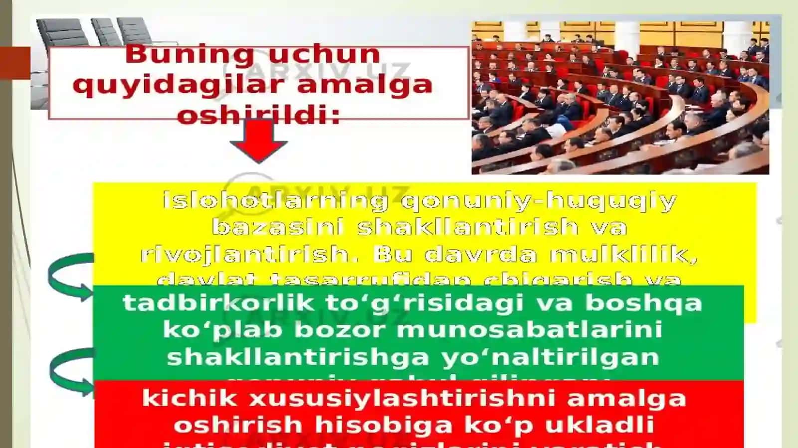 O’zbekistonda ijtimoiy sohada amalga oshirilayotgan o’zgarishlar mazmun va mohiyati 4