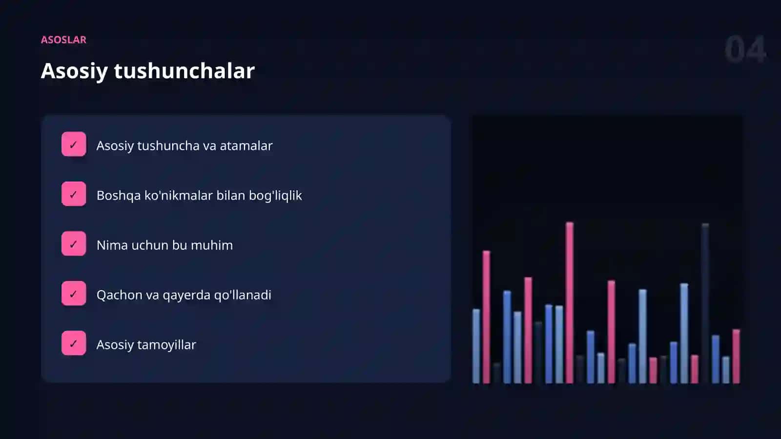 AI MA'LUMOTLAR BILAN ISHLASH 4