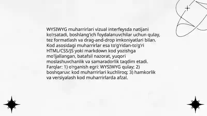 Zamonaviy matn redaktorlari 4