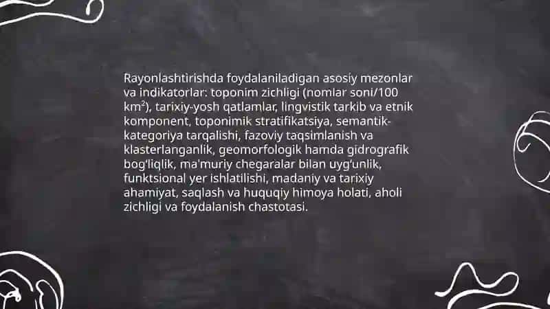 Geotoponimik rayonlashtirish masalalari 4