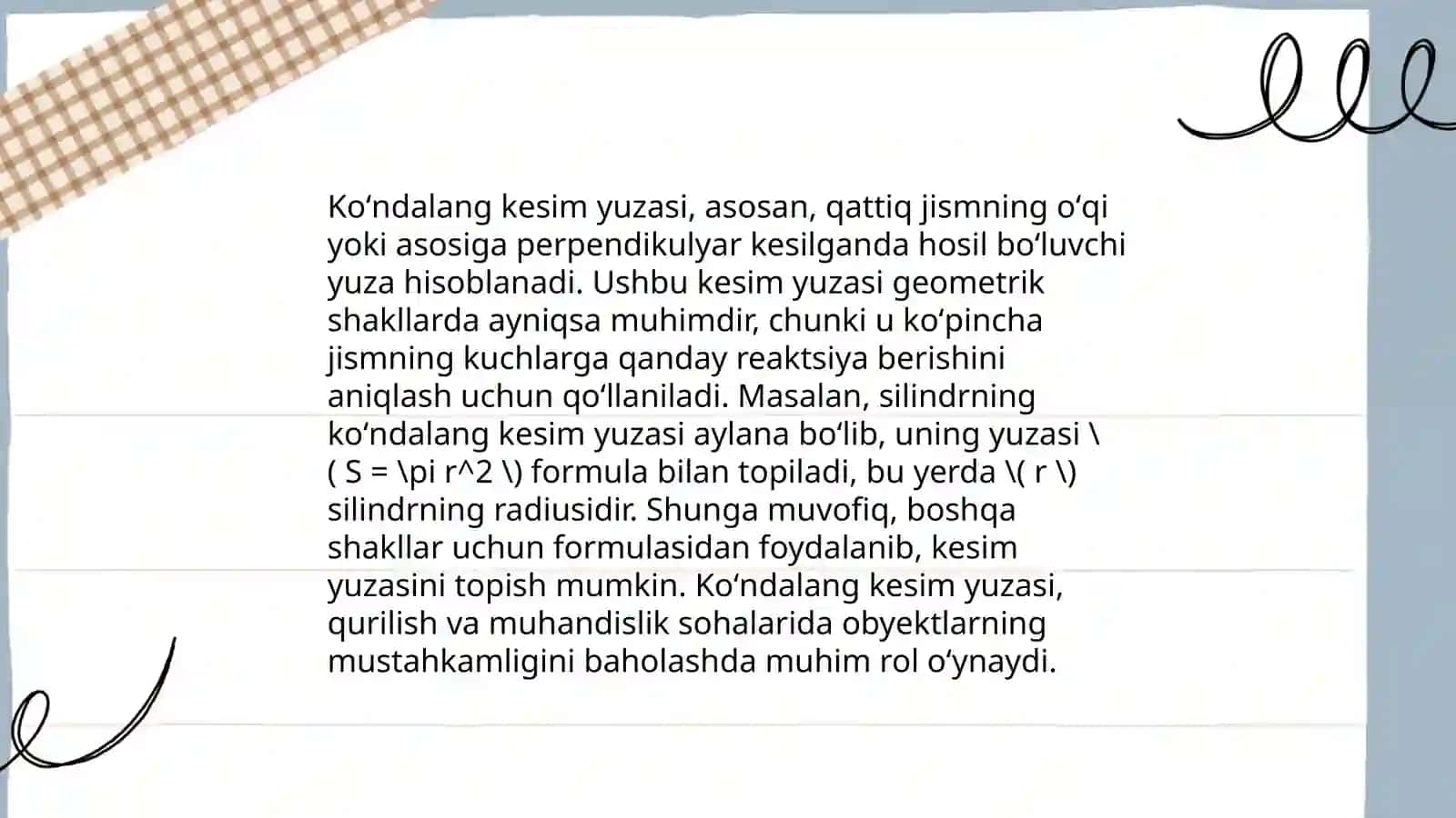 Siqilish va choʻzilish kuchlanishi 4