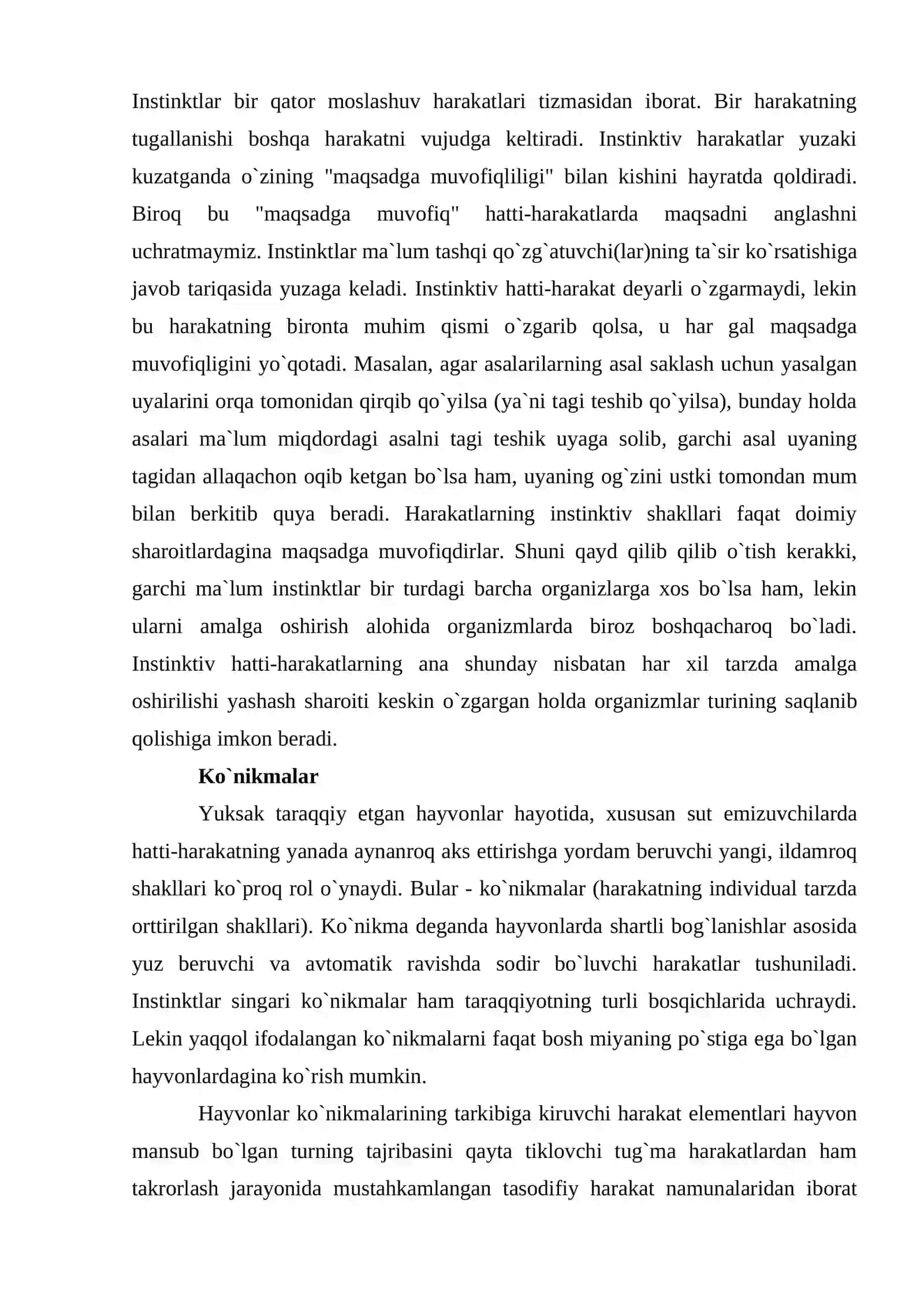 Psixikaning evolutsiyasi va vujudga kelishi 4