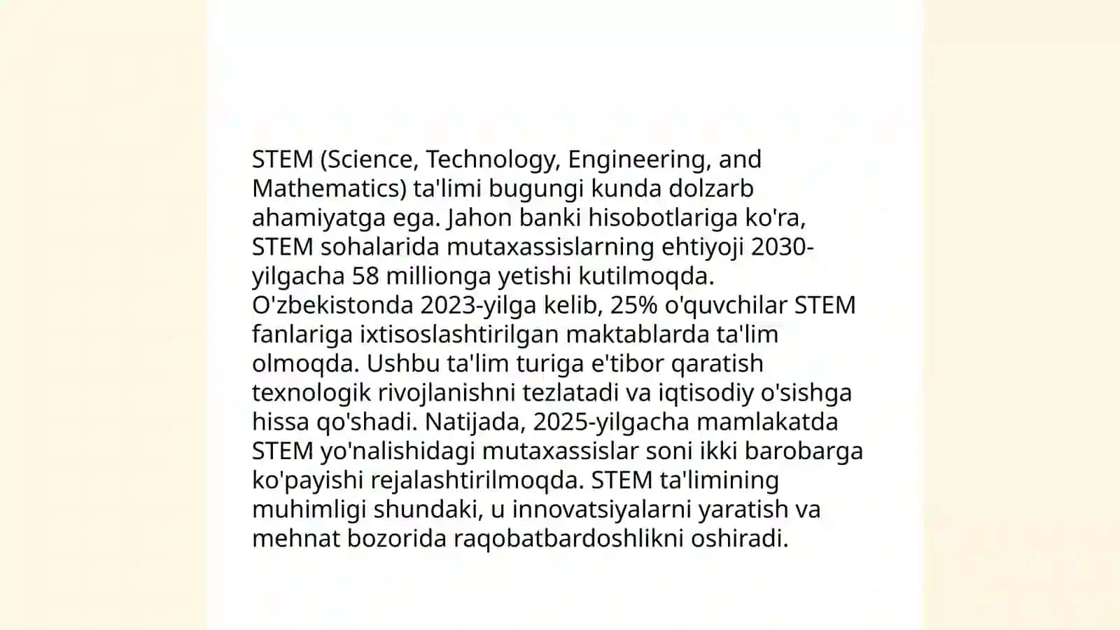STEM ta'limi asoslari 4