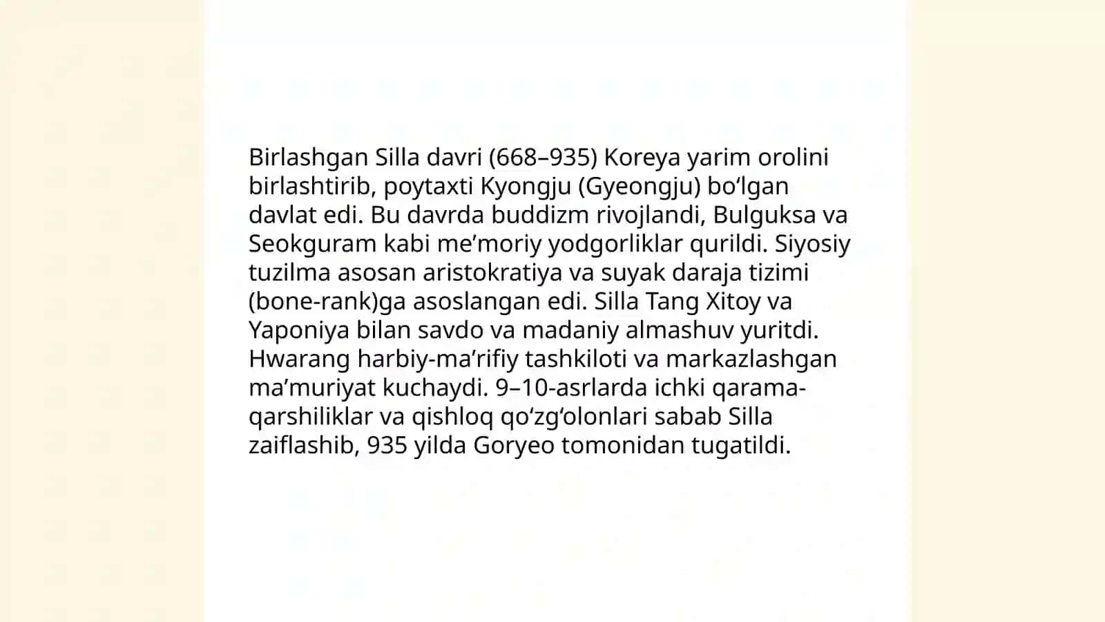Koreya o'rta asrlarda 4
