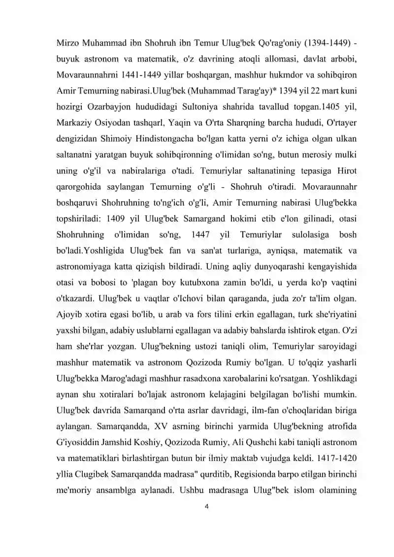 Mirzo Ulugʻbek- davlat arbobi va sarkarda 4