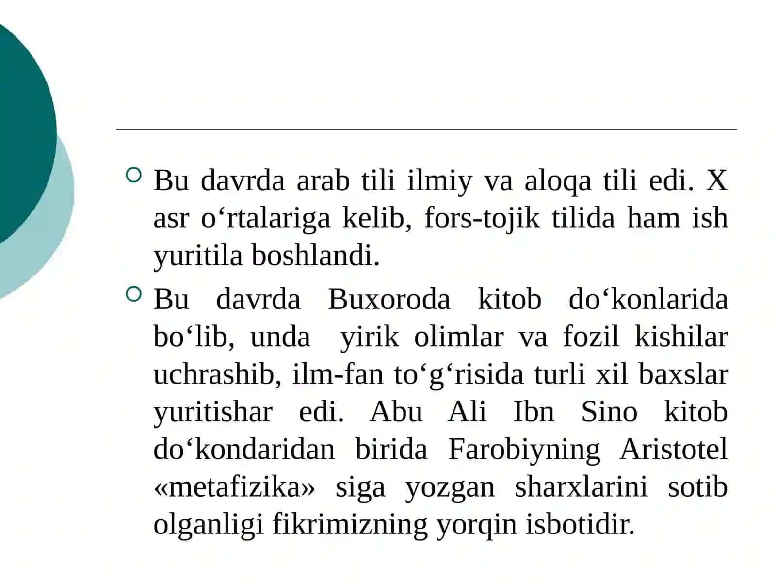SHARQ UYG‘ONISH DAVRIDA TA’LIM VA TARBIYA MASALALARI 4