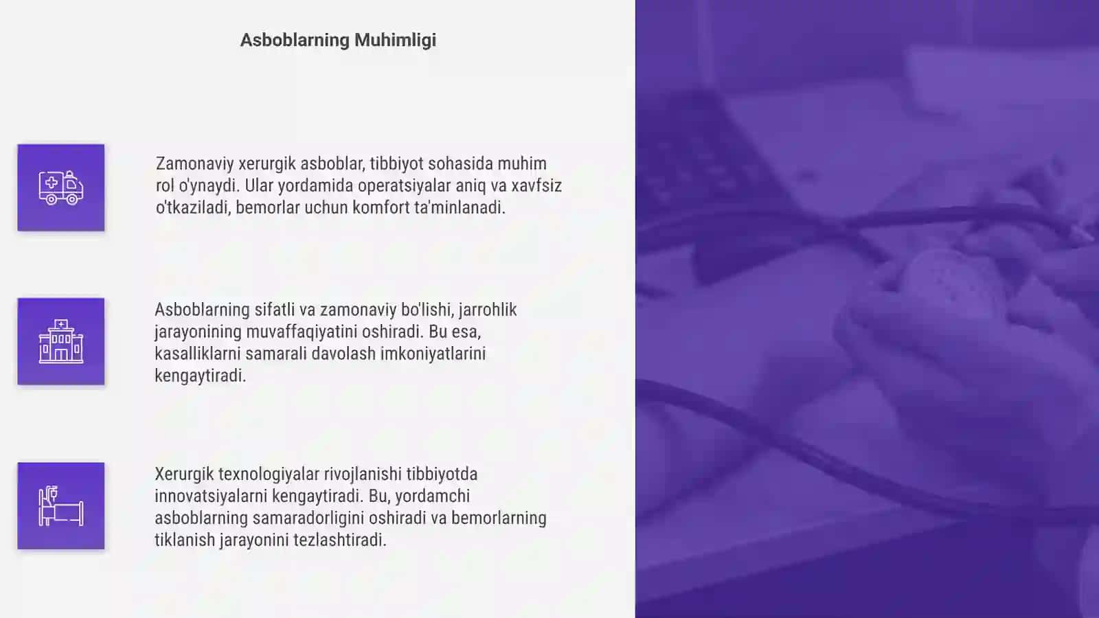 Zamonaviy xerurgik asboblar 4