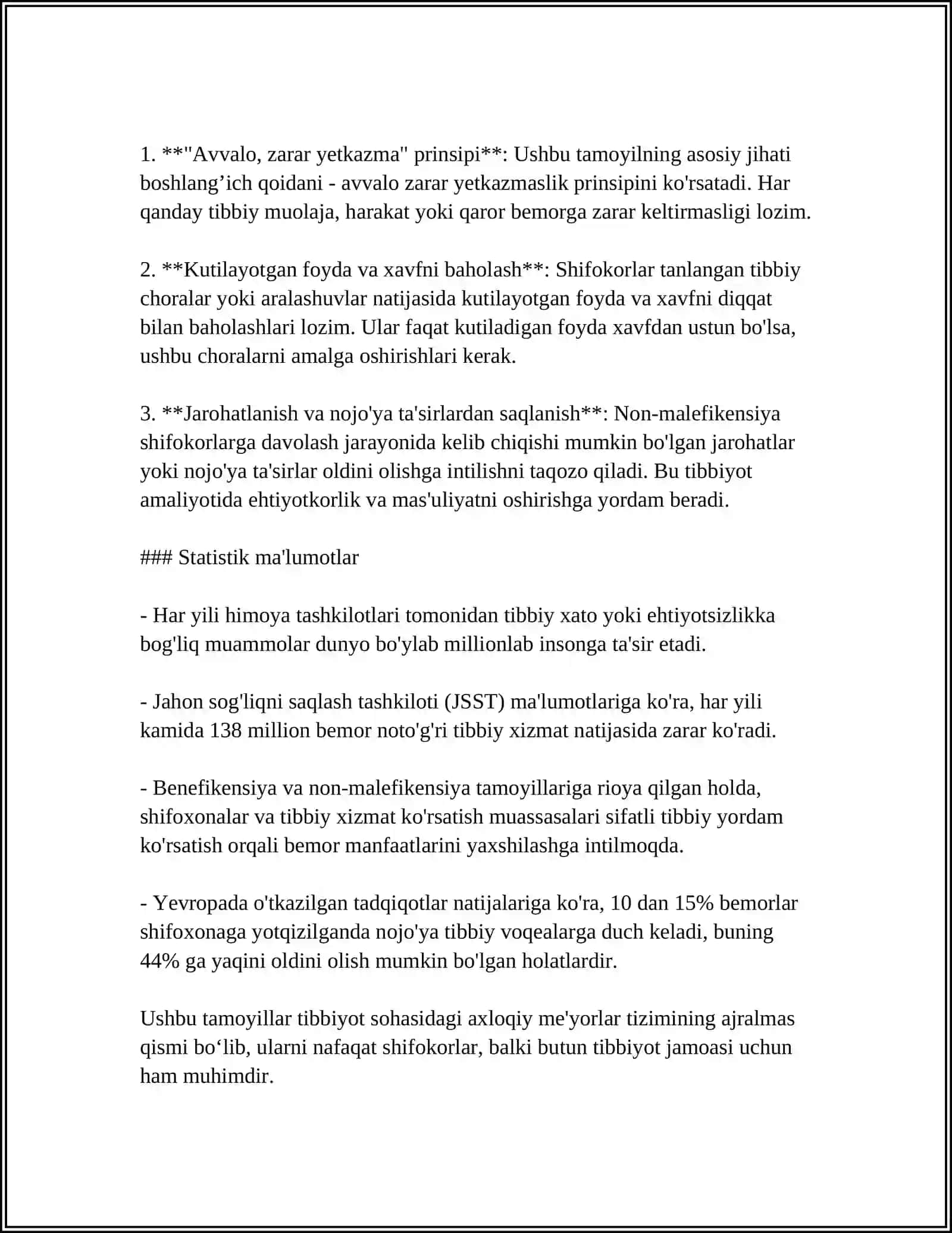 TIBBIYOTDA ETIKA VA ESTETIKA VA DEANTOLOGIYA MUHIM TAMOYILLAR 4