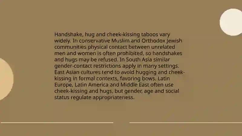 Extralinguistic issues in cross-cultural communication:stereotypes, taboos and greeting 4