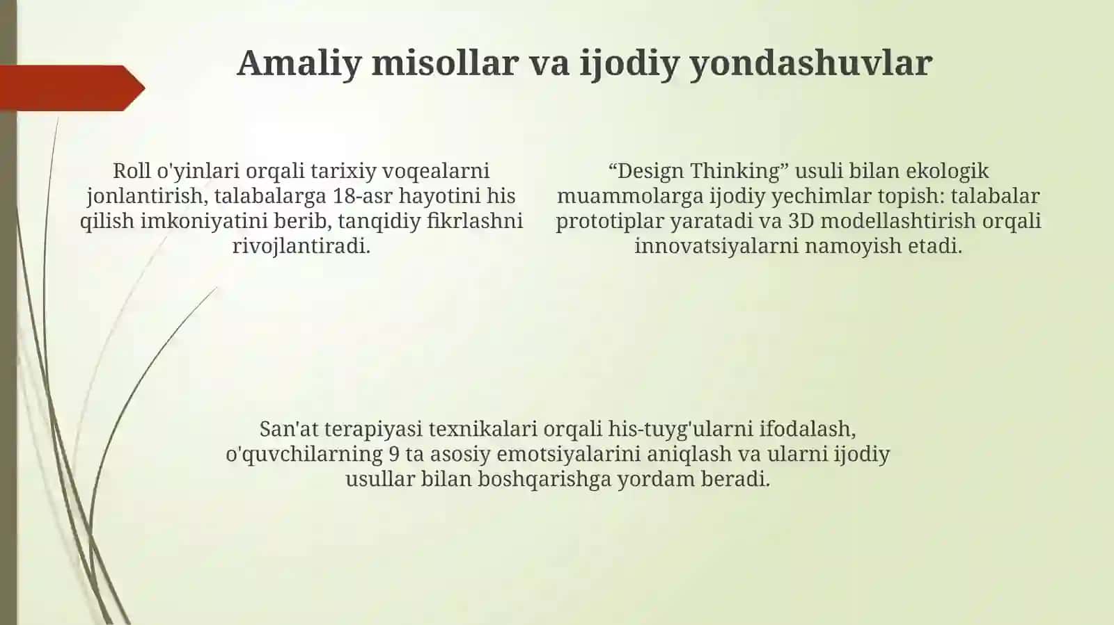 Tarbiyachining Ifodali O'qitish Metodikasi 4