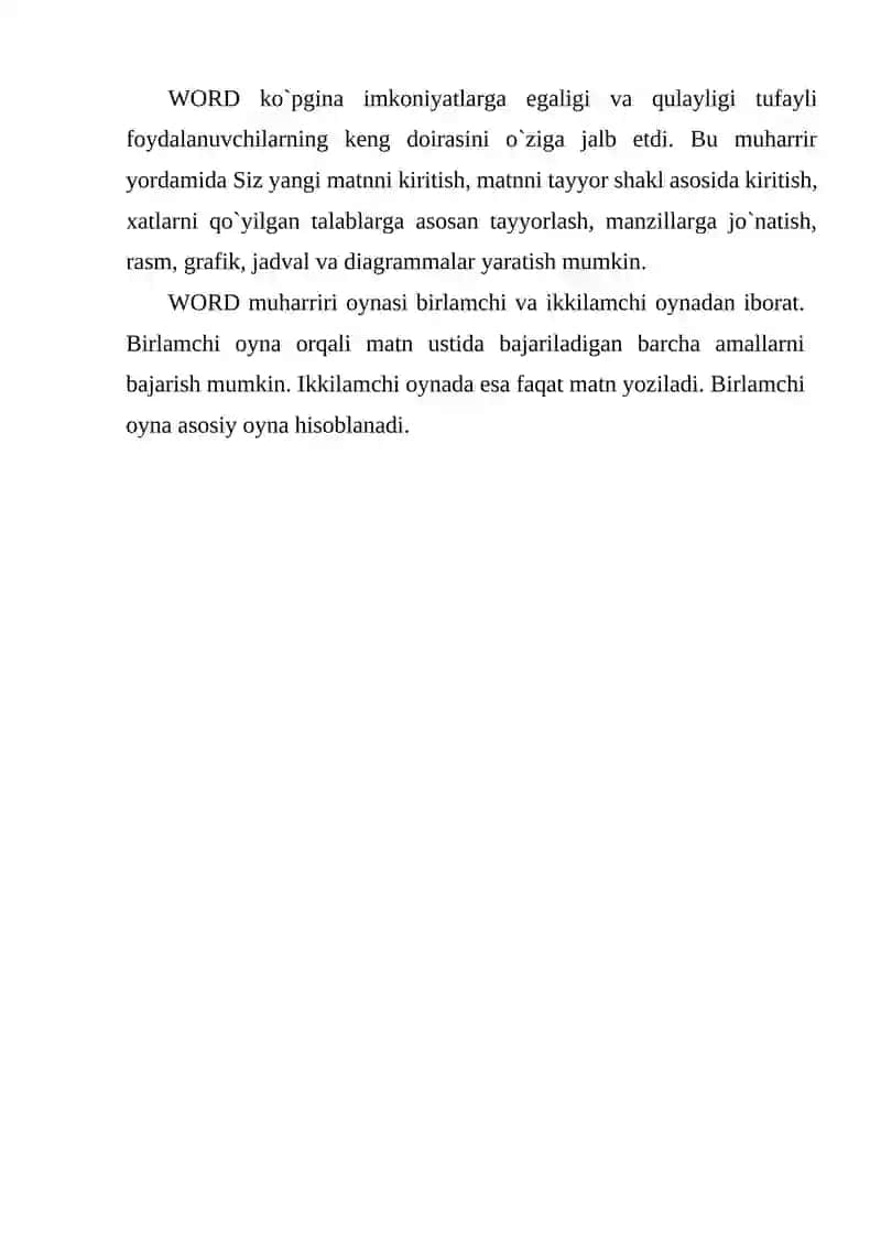 Matn axborotlarini qayta ishlash texnologiyalari 4