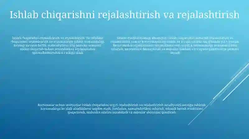 Ishlab Chiqarish Menejmentining Sanoat Korxonalari Rivojlanishidagi OʻRni 4