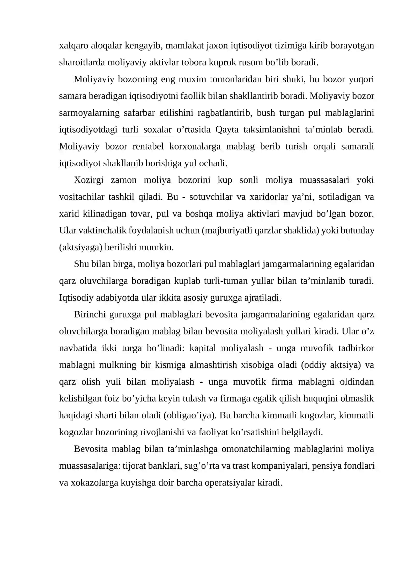 Korxonaning moliyaviy ahvolini baholash 4