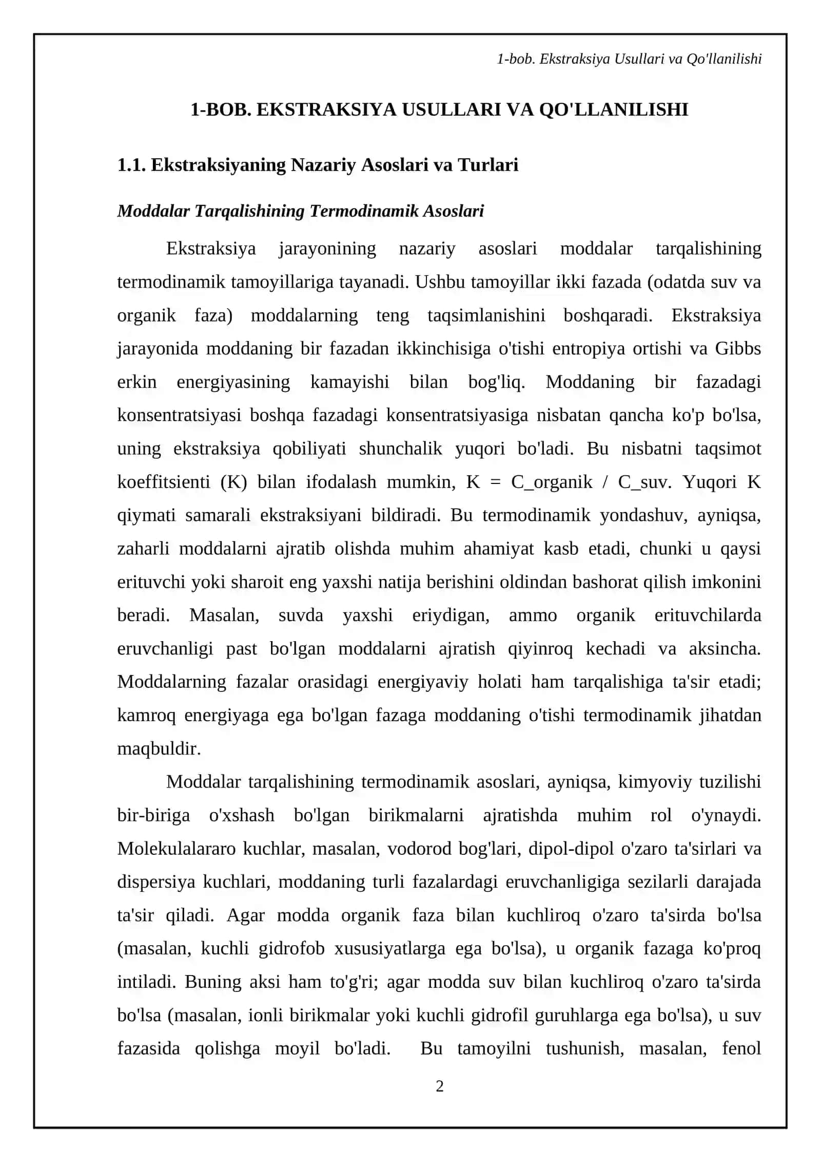 Ekstraksiya Usullari va Qo'llanilishi 4