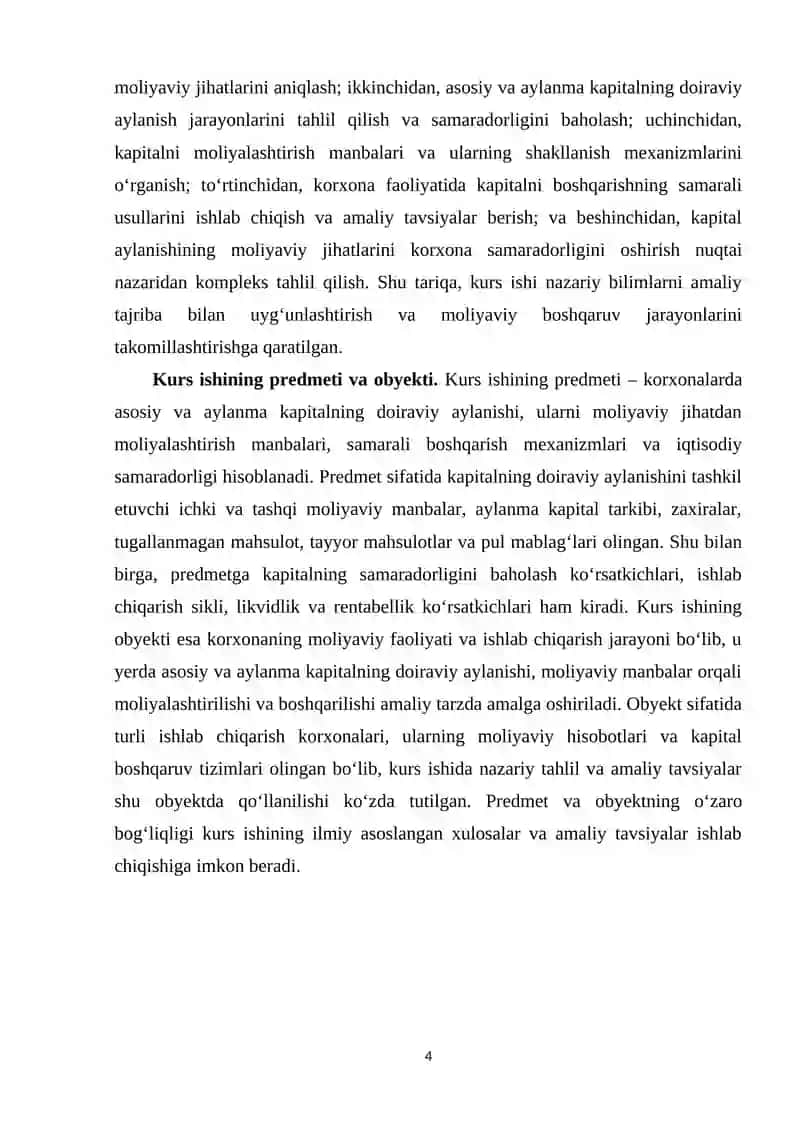 ASOSIY VA AYLANMA KAPITAL DOIRAVIY AYLANISHINING MOLIYAVIY JIHATLARI 4