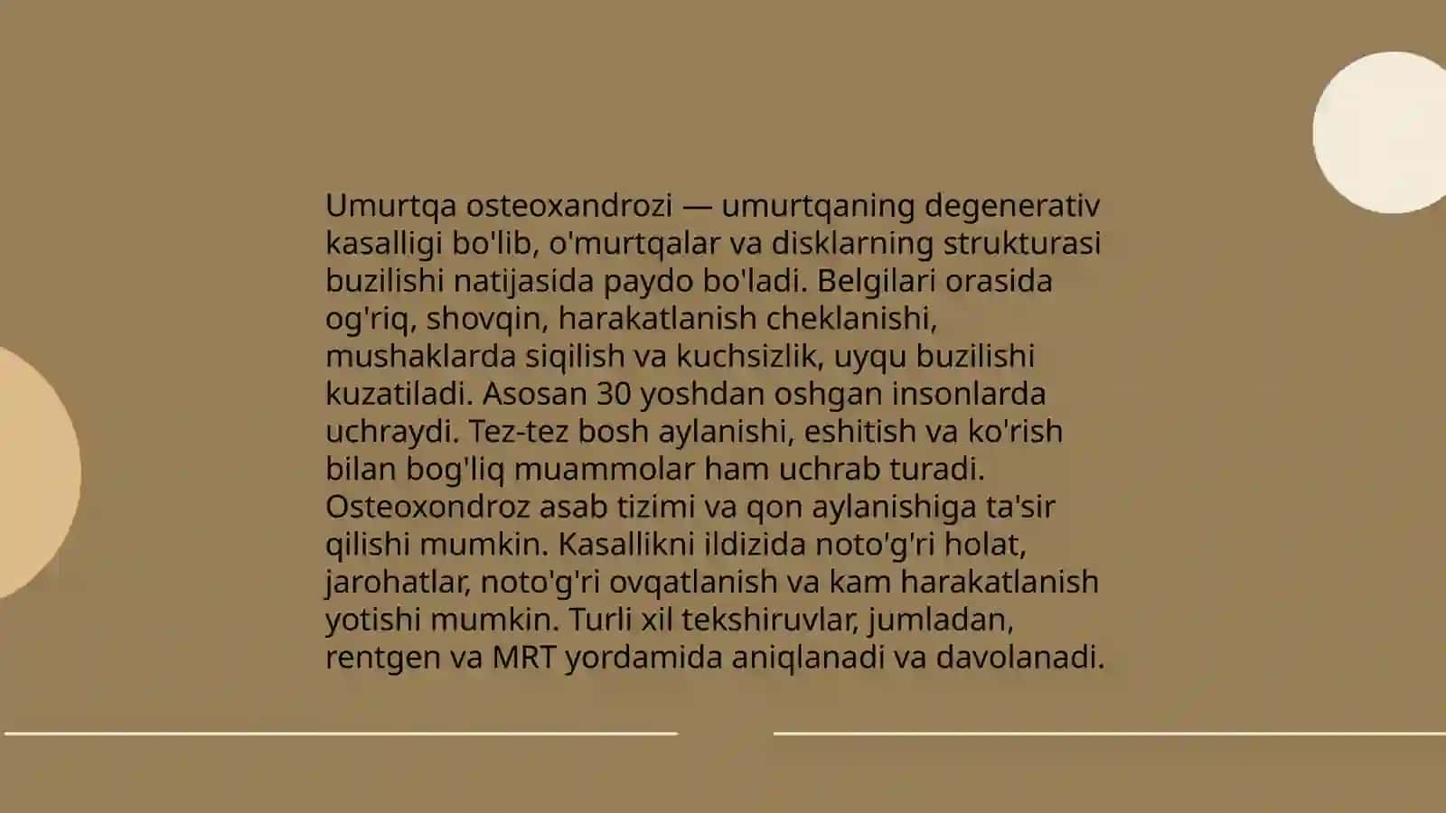 Umurtqalar osteoxandrozi. Spondiyoz Spondiloartroz 4