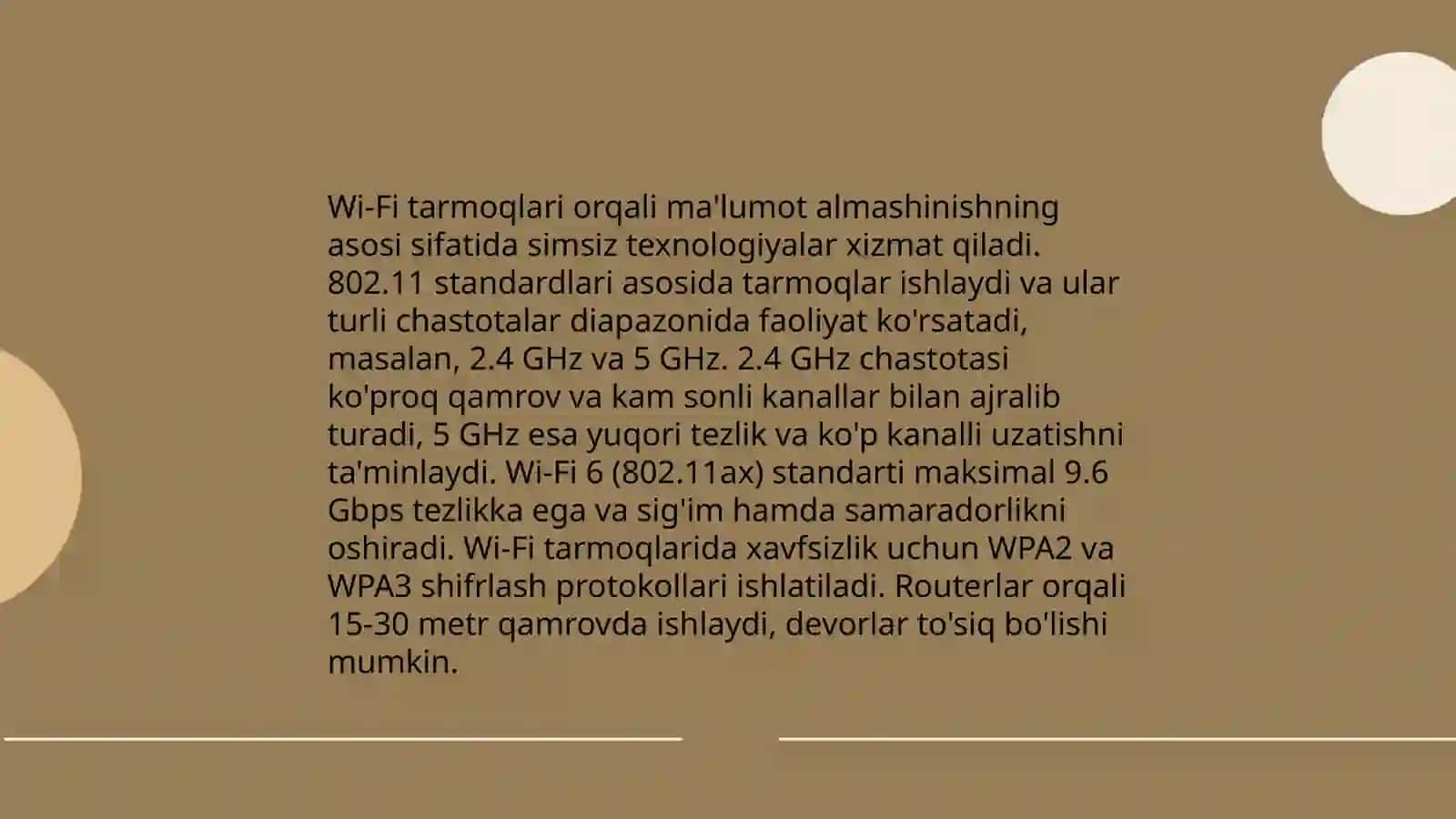 Simsiz tarmoqlar 4