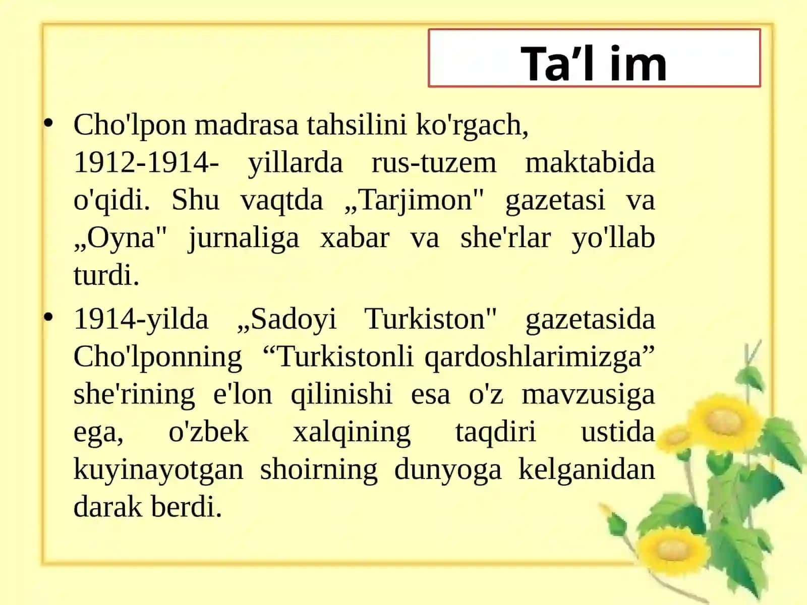Abdulhamid Sulaymon o‘g‘li Cho‘lpon 4