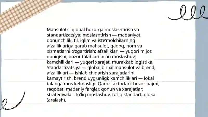 Xalqaro biznesda marketing amaliyoti 4