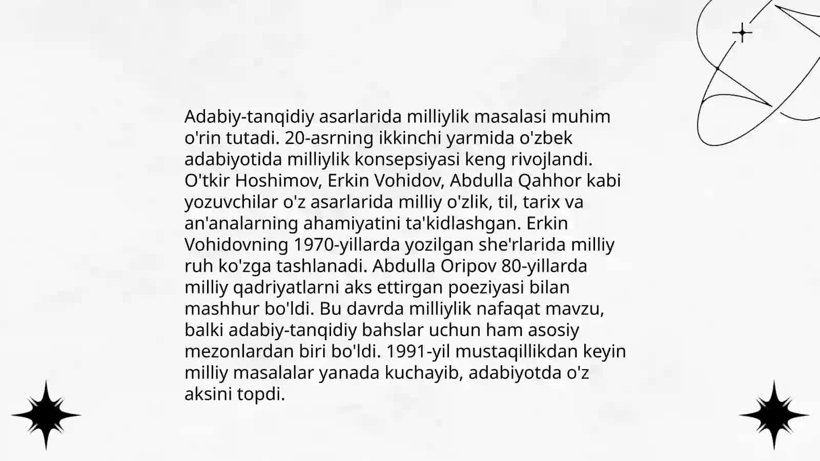 Homil Yoqubovning adabiy-tanqidiy qarashlari 4