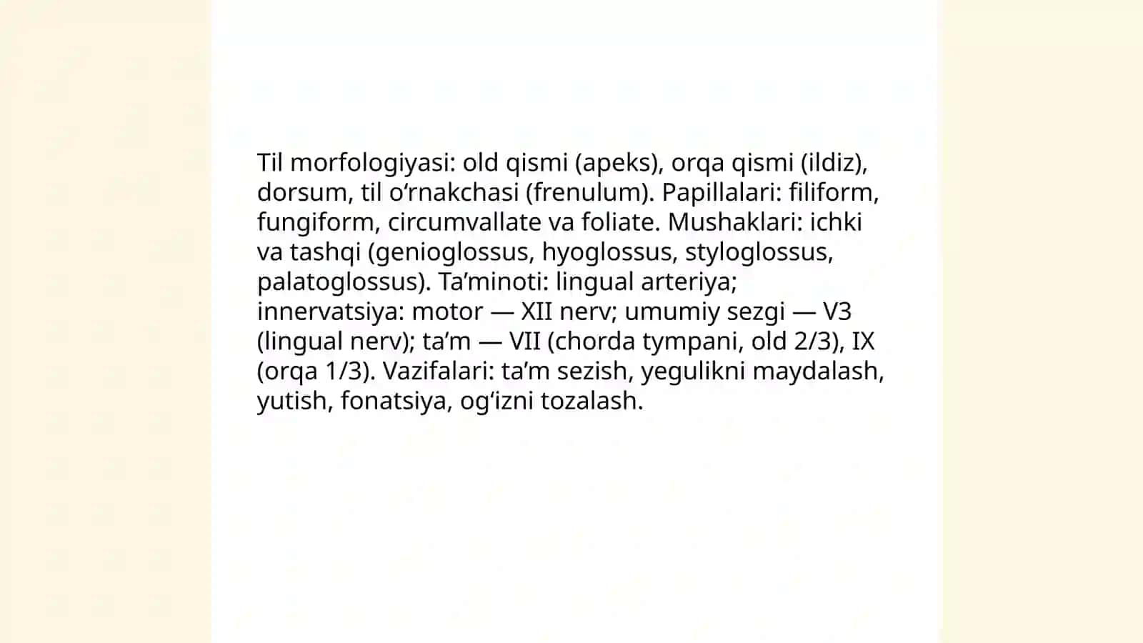 Og'iz bo'shlig'i,til va tishlar 4