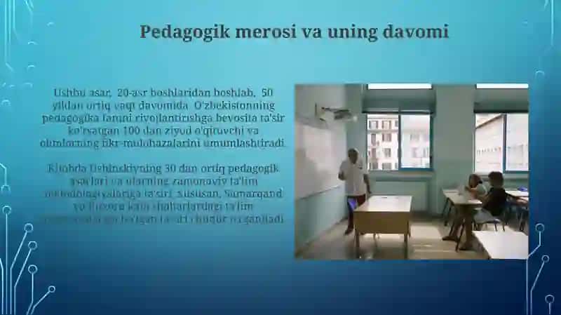K.D.Ushinskiyning ta’lim va tarbiya sohasidagi xizmatlari 4