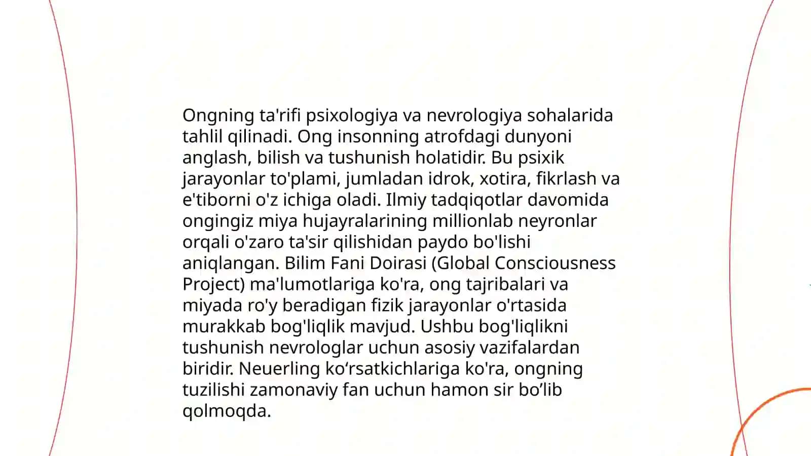 Ong haqida tushuncha va uning xossalari 4