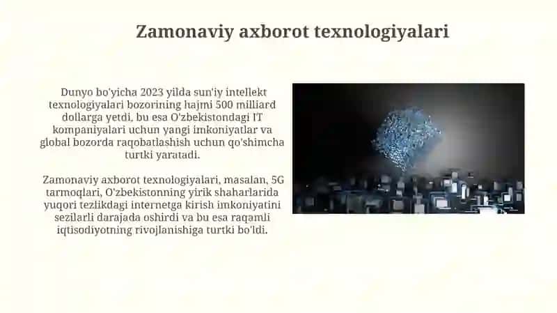 Axborot haqida tushuncha va axborot texnalogiyalari haqida malumot 4