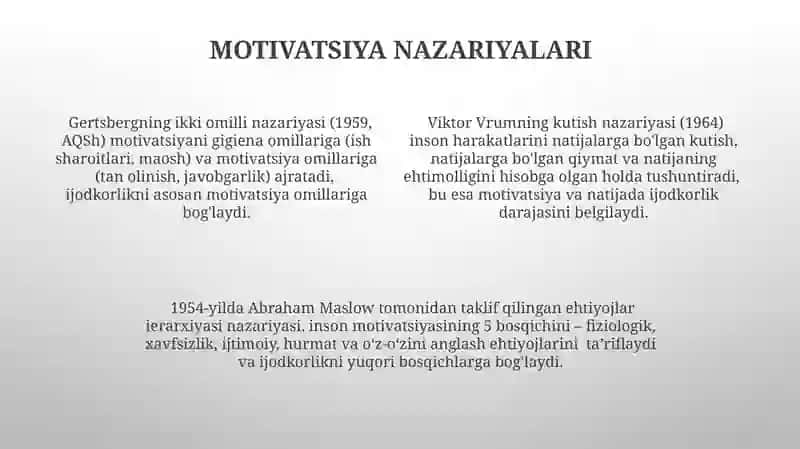 Intellekt va kreativlik nazariyalari 4