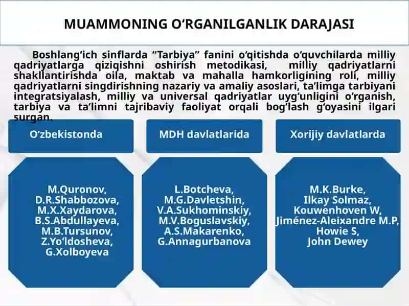 Boshlang‘ich sinf o‘quvchilariga tarbiya fanini o‘qitishda milliy qadriyatlarni shakllantirish metodikasi 4